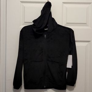 Kids Zella Velour Zip Hoodie